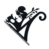 Настенный кронштейн для подвесных кашпо Белочка 201-015B - фото 238220 Настенный кронштейн для подвесных кашпо Белочка 201-015B - фото 238220