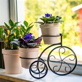 Подставка для цветов на подоконник Велосипед 41-041 - фото 238253