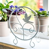 Подставка для двух цветов на подоконник 41-002 - фото 238301