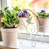 Подставка для двух цветов на подоконник 41-002 - фото 238303