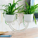 Подставка для двух цветов на подоконник 41-002 - фото 238312