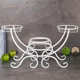 Подставка для трёх цветов на подоконник 41-943 - фото 238320