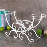 Подставка для трёх цветов на подоконник 41-943 - фото 238321