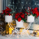 Подставка для трёх цветов на подоконник 41-943 - фото 238322