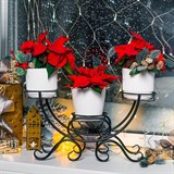 Подставка для трёх цветов на подоконник 41-943 - фото 238330