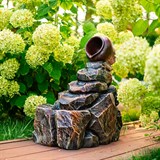Фонтан садовый Каменный грот U09165 стеклопластик, высота 67 см - фото 238433 Фонтан садовый Каменный грот U09165 стеклопластик, высота 67 см - фото 238433