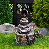 Фонтан садовый Каменный грот U09165 стеклопластик, высота 67 см - фото 238437 Фонтан садовый Каменный грот U09165 стеклопластик, высота 67 см - фото 238437