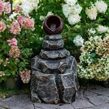 Фонтан садовый Каменный грот U09165 стеклопластик, высота 67 см - фото 238442 Фонтан садовый Каменный грот U09165 стеклопластик, высота 67 см - фото 238442