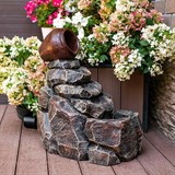 Фонтан садовый Каменный грот U09165 стеклопластик, высота 67 см - фото 238445 Фонтан садовый Каменный грот U09165 стеклопластик, высота 67 см - фото 238445