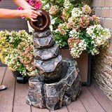 Фонтан садовый Каменный грот U09165 стеклопластик, высота 67 см - фото 238446 Фонтан садовый Каменный грот U09165 стеклопластик, высота 67 см - фото 238446