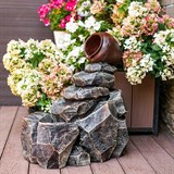 Фонтан садовый Каменный грот U09165 стеклопластик, высота 67 см - фото 238447 Фонтан садовый Каменный грот U09165 стеклопластик, высота 67 см - фото 238447
