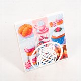 Салфетница кухонная металлическая Сова - фото 238584