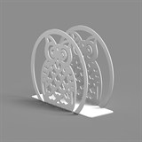 Салфетница кухонная металлическая Сова - фото 238586