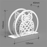 Салфетница кухонная металлическая Сова - фото 238588