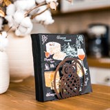 Салфетница кухонная металлическая Сова - фото 238597