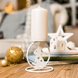 Подсвечник Заяц кованый - фото 238763