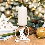 Подсвечник Заяц кованый - фото 238764