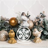 Подсвечник  Снежинка из металла на одну свечу - фото 238816