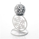 Подсвечник  Снежинка из металла на одну свечу - фото 238829