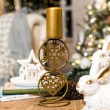 Подсвечник Золотое сердце на одну свечу - фото 238830 Подсвечник Золотое сердце на одну свечу - фото 238830