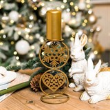 Подсвечник Золотое сердце на одну свечу - фото 238831 Подсвечник Золотое сердце на одну свечу - фото 238831