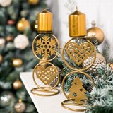 Подсвечник Золотое сердце на одну свечу - фото 238832 Подсвечник Золотое сердце на одну свечу - фото 238832