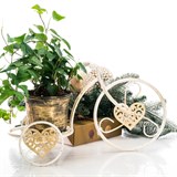 Подставка для цветов на подоконник Велосипед 950-040 металл - фото 238869