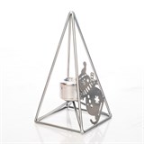 Подсвечник Снеговик из металла на одну свечу - фото 238884