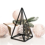 Подсвечник Снеговичок цвет черный на одну свечу - фото 238890