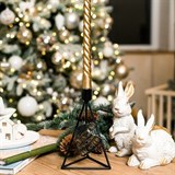 Подсвечник Шапка на одну свечу из металла настольный - фото 238895