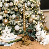 Подсвечник Новогодний сюрприз металлический на одну свечу - фото 238902