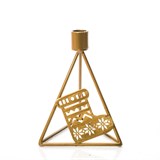 Подсвечник Новогодний сюрприз металлический на одну свечу - фото 238906