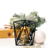 Подсвечник Елочка новогодний из металла на одну свечу - фото 238964