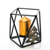 Подсвечник Елочка новогодний из металла на одну свечу - фото 238965