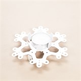 Подсвечник металлический Снежинка для одной свечи - фото 239077