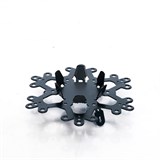 Подсвечник металлический Снежинка для одной свечи - фото 239081