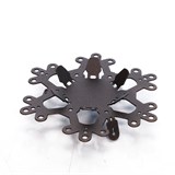 Подсвечник металлический Снежинка для одной свечи - фото 239087