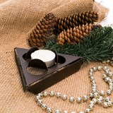 Подсвечник Лепестки металлический 730-004 для одной свечи - фото 239120