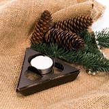 Подсвечник Лепестки металлический 730-004 для одной свечи - фото 239121