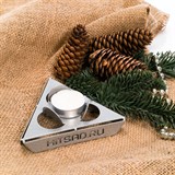 Подсвечник Лепестки металлический 730-004 для одной свечи - фото 239123