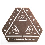 Подсвечник металлический для одной свечи - фото 239131