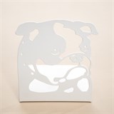 Ограничитель металлический для книг на полке 705-031 - фото 239318