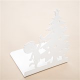 Ограничитель металлический для книг на полке 705-039 - фото 239442