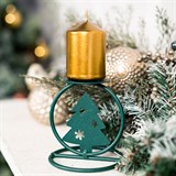 Подсвечник Елка кованый на одну свечу - фото 239471