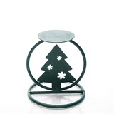 Подсвечник Елка кованый на одну свечу - фото 239473