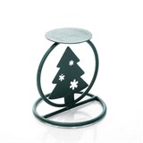 Подсвечник Елка кованый на одну свечу - фото 239474