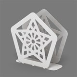 Салфетница кухонная из металла Звезда - фото 239483