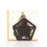 Салфетница кухонная из металла Звезда - фото 239488