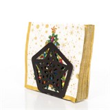 Салфетница кухонная из металла Звезда - фото 239489