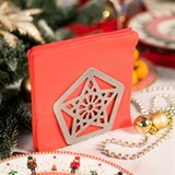 Салфетница кухонная из металла Звезда - фото 239491